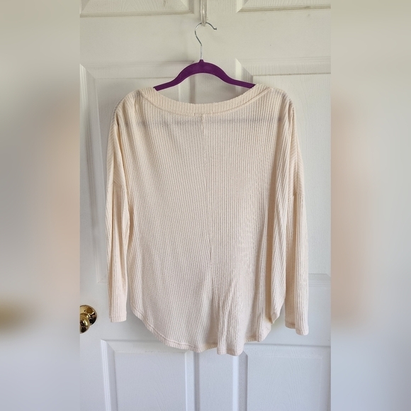 Z Supply Cream Cardigan Tie front Longer back Size Small - Picture 5 of 5